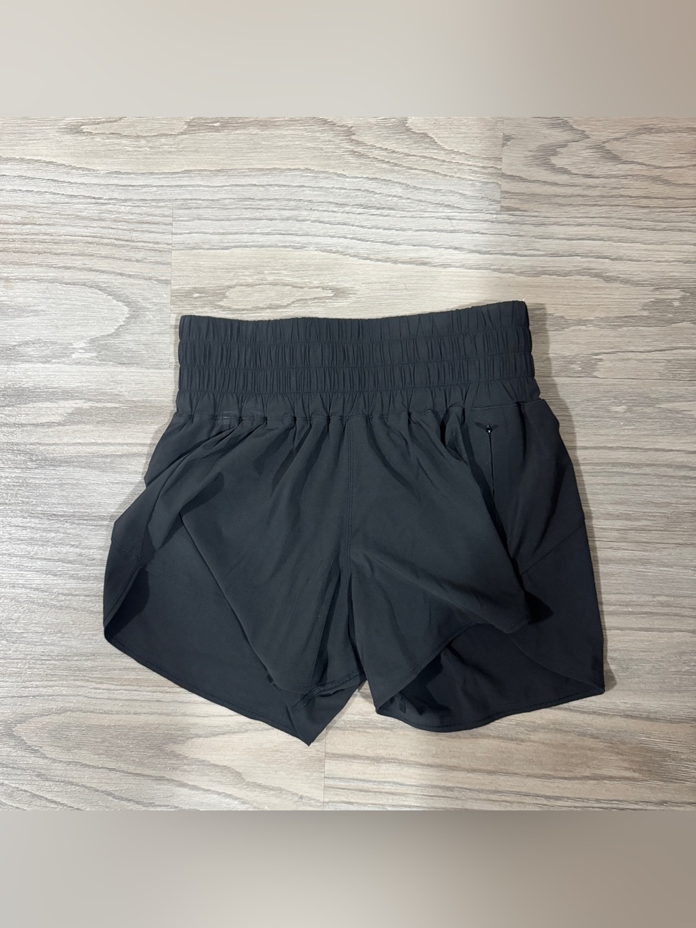Outdoor Voices Black High-Rise Athletic Shorts